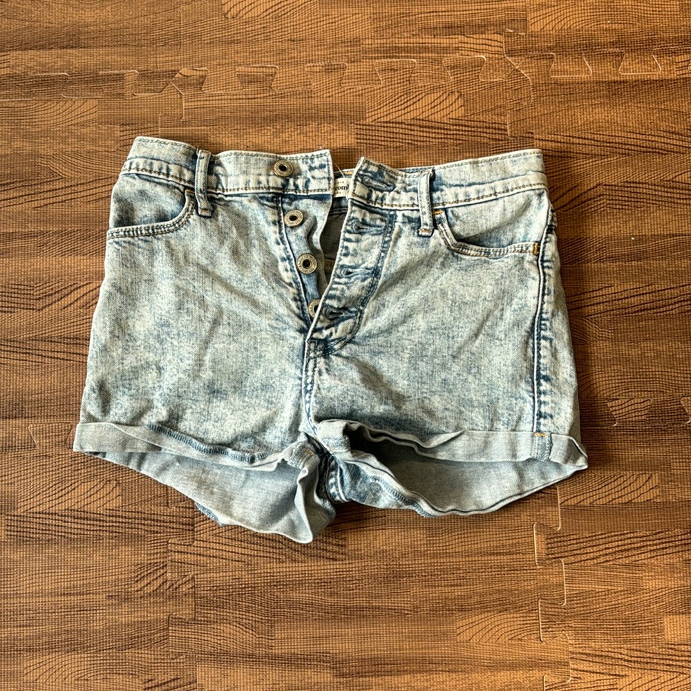 ABERCROMBIE KIDS 14 JEAN SHORTS